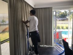 Curtain Washing Perth with M&Co Professional